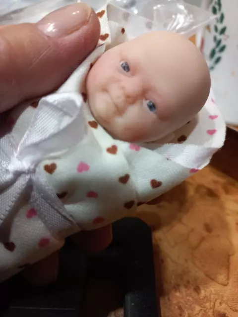 4.5" Reborn Doll Girl 100% Full Silicone Body Baby Preemie Mini Micro 13cm NEW!