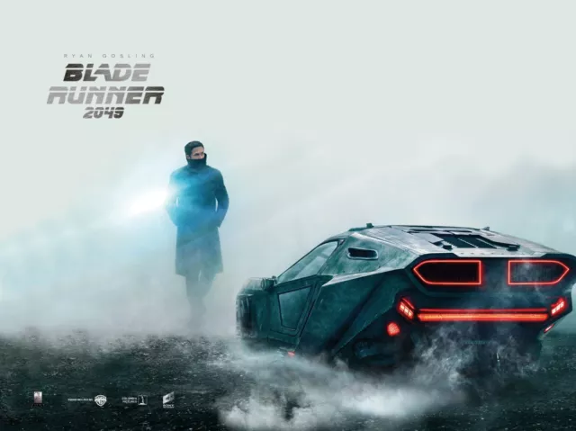 BLADE RUNNER 2049 2017 UK quad poster print 30x40" Ryan Gosling Harrison Ford