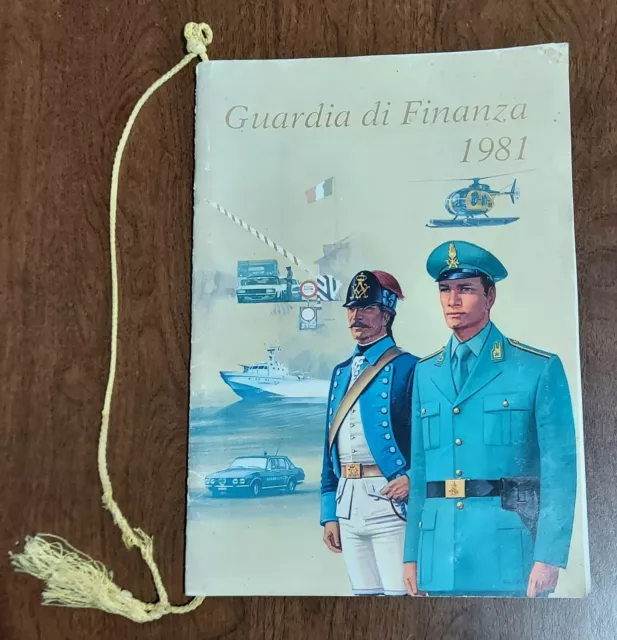 Calendario GUARDIA DI FINANZA 1981