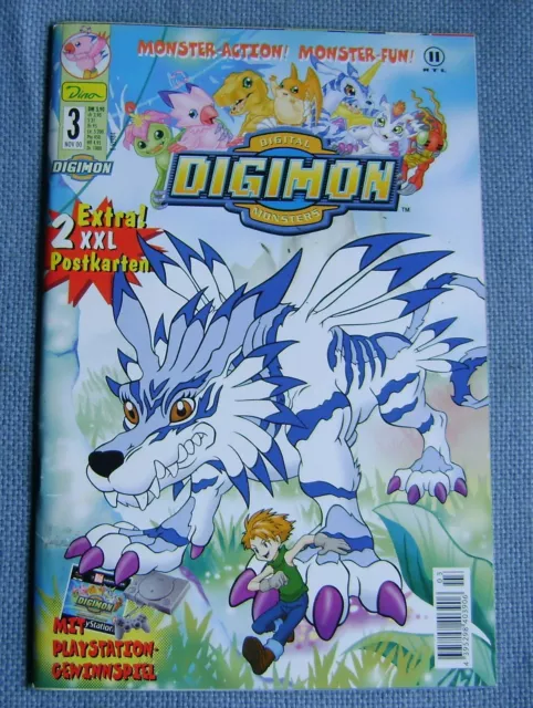 DIGIMON Heft 3 mit Postkarten! - Dino