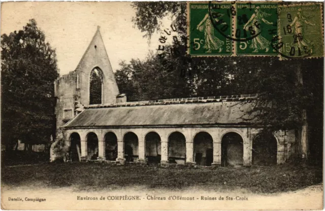 CPA Chateau d'Offemont - Ruines de Ste-Croix - Env. De Compiegne (1032962)