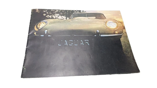 1961 Jaguar XK-E Type Roadster 2+2 Coupe Sales Brochure
