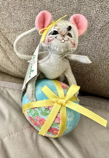 Annalee Egg-Stra Easter Special Mouse  New With Tags 5”