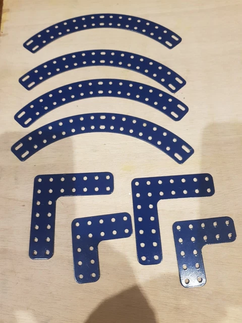 Lot De Pièces D'avion MECCANO En Tôle Originales - France - Très Bon état