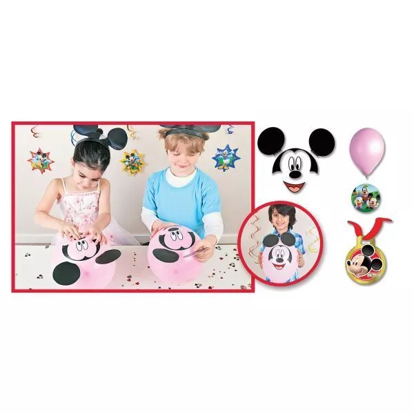 31 Piece Disney Mickey Mouse Playful Clubhouse Build A Balloon Head Party Game