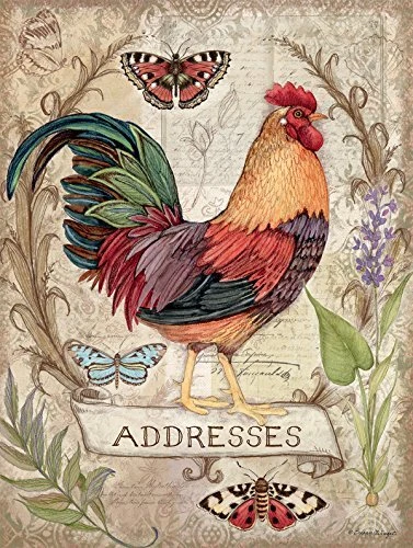 LANG - Address Book - Blessings Rooster artwork by Susan Winget