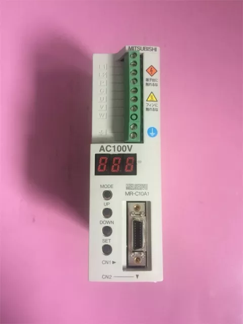 1Pcs Used 100W Ac Servo Drive Good Condition MR-C10A1 Mitsubishi mz