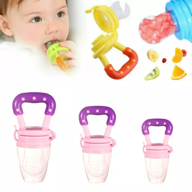 Baby Feeding Silicone Fresh Food Fruit Feeder Weaning Nutrition Pacifier Feeding