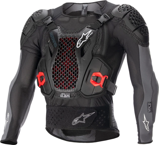Giacca protettiva Alpinestars Bionic Plus V2 (Black/Red, XL)