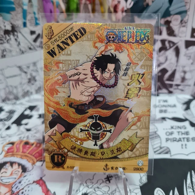 ONE PIECE RED Card Game D. PORTGAS ACE Very Rare + Holo Foil Mint NEW £51.00 PicClick UK