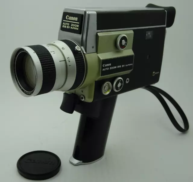 Canon Auto Zoom 518 Super 8 Movie Video Film Camera  Tested Fully Working!!!!