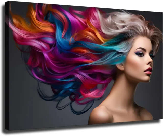 Canvas Wall Art Hair Salon Poster Decor Modern Art Prints Lving Room Wall Art