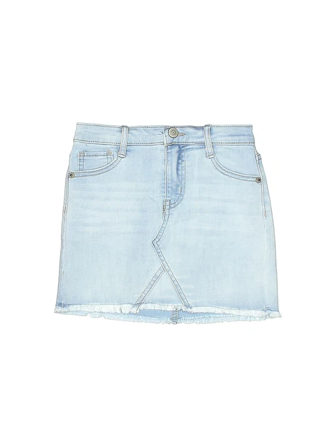 Cat & Jack Girls Blue Denim Skirt 6