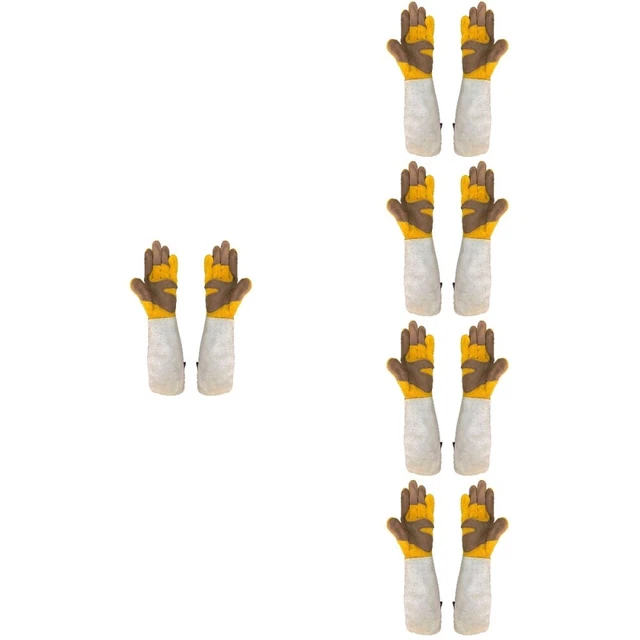 5 Pairs Gants De Jardinage Plantation Anti-épines Lourd Travail En Plein