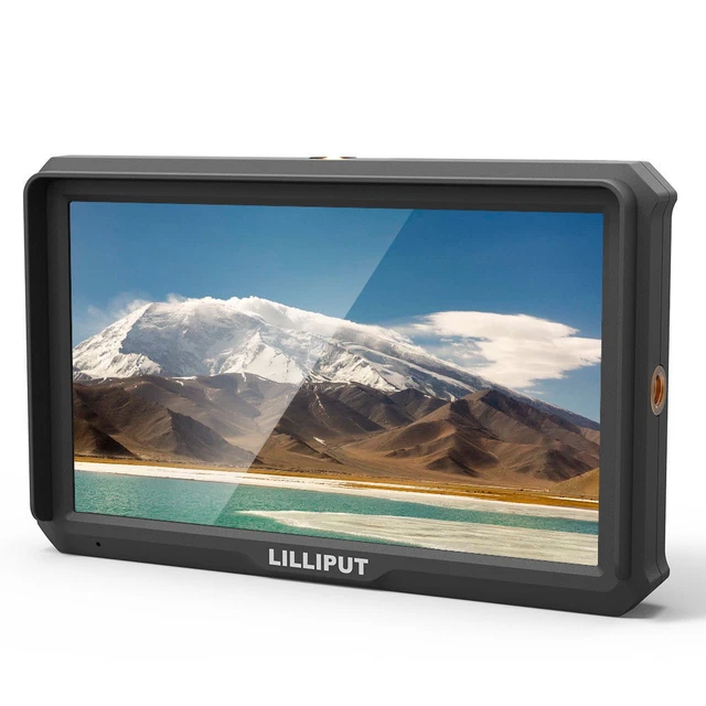 LILLIPUT A5 5 " 1920x1200 IPS Caméra Moniteur 4K HDMI Pour A7S A6500 GH5 5D Mark