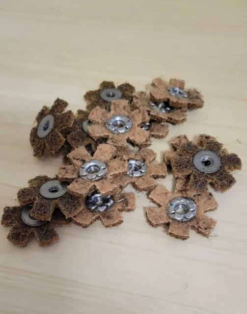 3M Scotch-Brite Surface Condioning Stars A-CRS 1-1/2x1/4"  Set of 15.