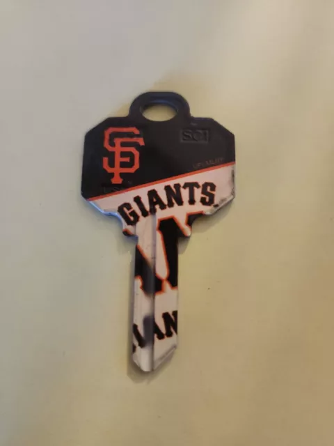 San Francisco Giants MLB house key blank Schlage