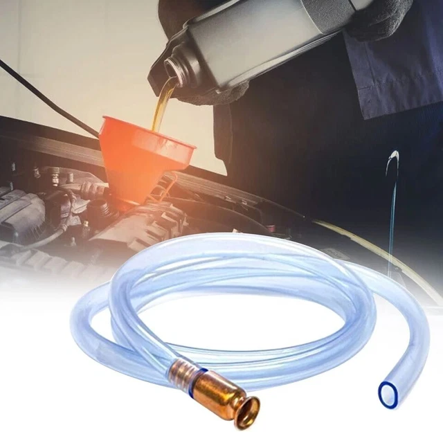 PVC FUEL SIPHON Hose Copper Jiggler Jiggle Siphon Pump Pipe Tube 3/4