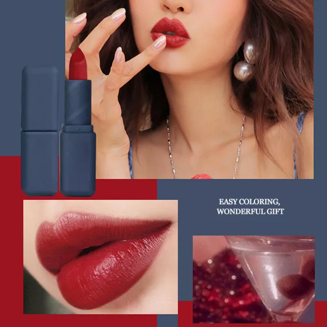 3pcs/set Rouge à Lèvres Set Matte Longue Durée Unfading Lip Makeup Cosmetic Lips