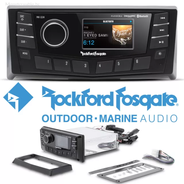 Rockford Fosgate PMX-5CAN digital Radio Marine Receiver Bluetooth Boot Autoradio