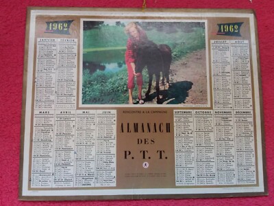 CALENDRIER ALMANACH PTT 2011 oberthur enfants  dep 35 ille et vilaine 