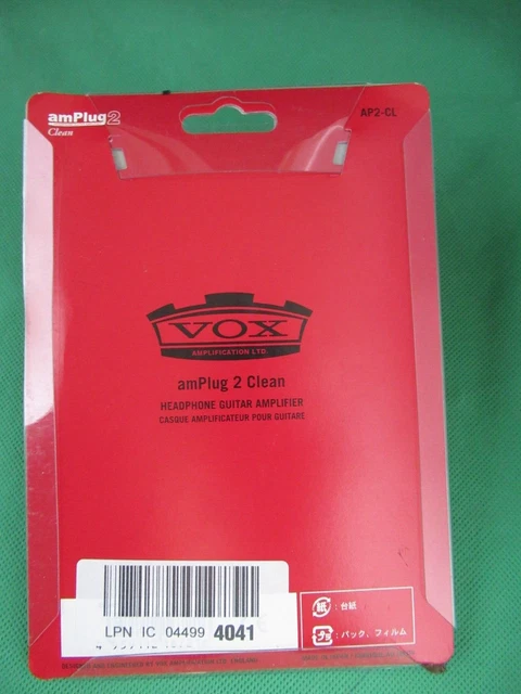 Vox AmPlug 2 ""Sauberer"" Kopfhörer Gitarrenverstärker/Verstärker, AP2-CL 2