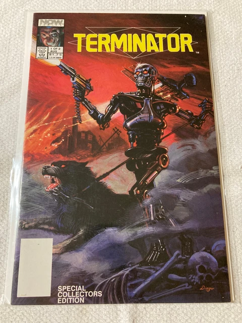 TERMINATOR ALL MY Futures Past #1 (sur 2) 1990 VF+/NM NOW Comics DIRECT ...