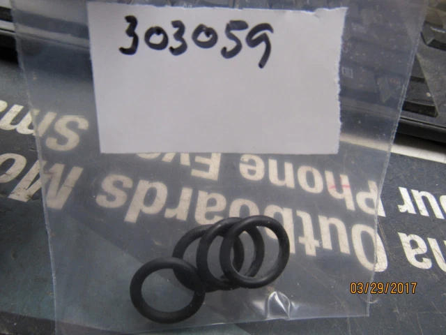 4 New  Omc Oem  Johnson Evinrude O'rings 303059