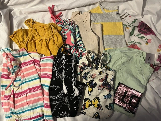 NWT Gymboree Old Navy Girls Tops Sundress and Skirt Clothes LOT of 9 - 12 14