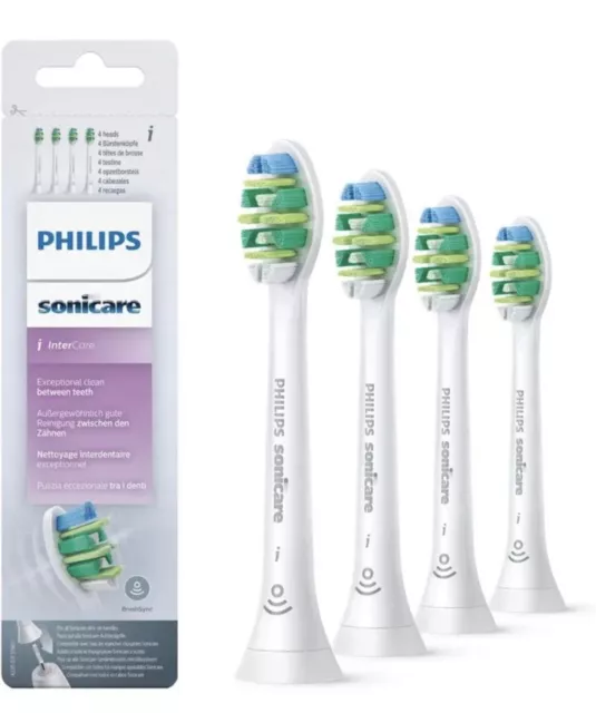 Philips Sonicare i InterCare Standard-Bürstenköpfe für Schallzahnbürste 4er