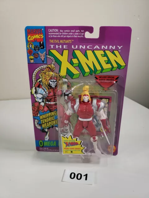 1993 MARVEL UNCANNY X-Men OMEGA RED Evil Mutants Action Figure Vintage