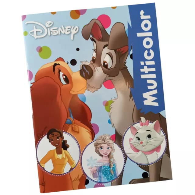 Malbuch Disney  Multicolor DIN A4 Ausmalheft Malen Kinder