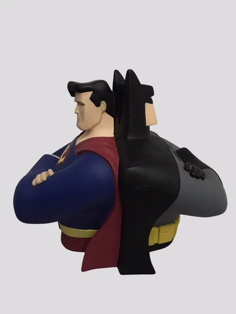Vintage 1999 DC Comics Batman and Superman Coin Bank