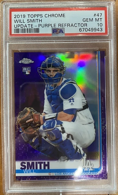 PSA Gem Mint 10 2019 Topps Chrome Update Will Smith (Dodgers) Rookie Card #US1