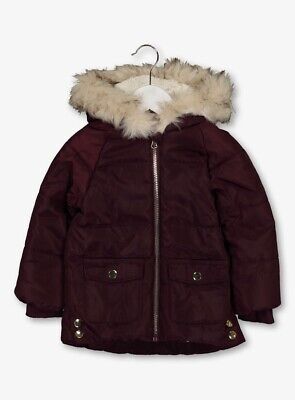 Baby Girls Padded Coat Fur Hood. Brand New With Tags. 9 - 12 Months. RRP £18