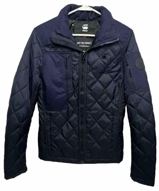 G-STAR RAW Quilted Puffer Bomber Jacket Mens XS Powel Quilted Overshirt L/S