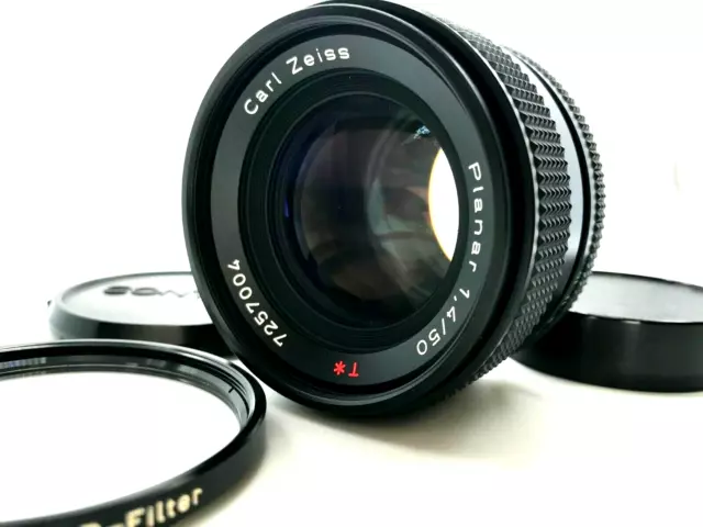 Contax Carl Zeiss Planar T* 50mm F/1,4 MMJ MF Objektiv [AUSGEZEICHNET] JAPAN