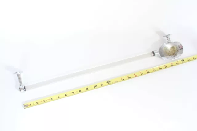 antique glass towel rod soap holder | vtg deco victorian bathroom soap towel