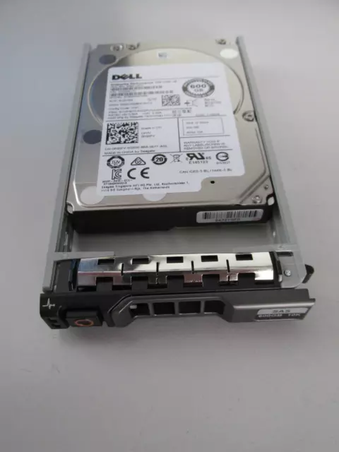 Dell 600 GB Festplatte / HDD 10K, 12 Gbps SAS, 2,5", 0R95FV mit 08FKXC Caddy