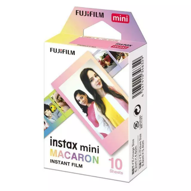 Pellicola Fujifilm Instax Mini Macaron Frame Da 10 Pose A Colori