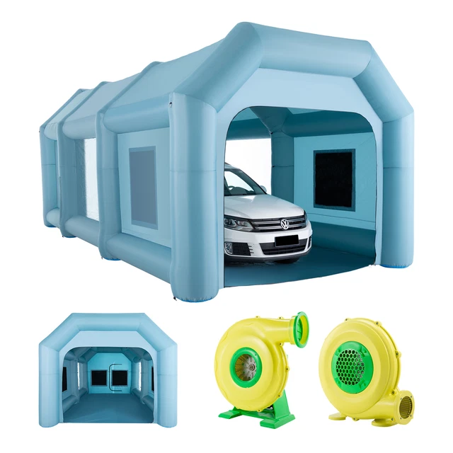 8X4X3,3 tenda gonfiabile auto cabina di verniciatura spray cabina campeggio altamente stabile