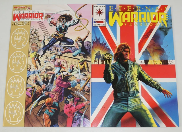 Eternal Warrior Yearbook #1-2 VF/NM complete series - valiant comics set lot