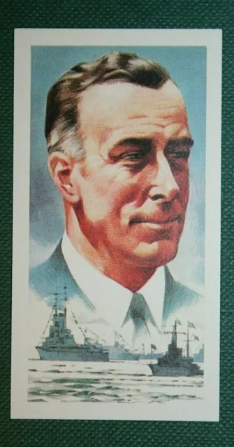 EARL LOUIS MOUNTBATTEN OF BURMA   Vintage 1960's Tribute Card  AD27