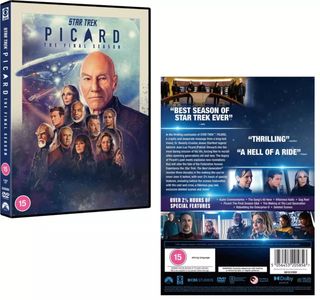 STAR TREK: PICARD 3 (2023) Jean-Luc Picard FINAL TV Season Series