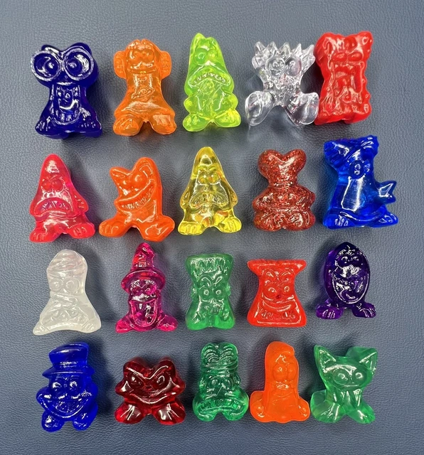 Gogos Crazy Bones COMPLETE Jelly SET of CLASSIC MUTANTS 20 total w/ Eggy 0969