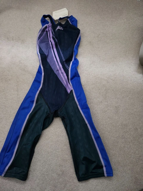 Combinaison De Natation Speedo Fastskin FS-PRO Brasse - Genouillère Intégrée - Taille 25 Femme - Marine - Neuf