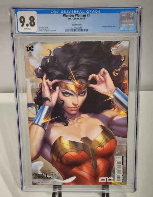 Wonder Woman #1 CGC 9.8 Stanley Artgerm Lau Variant