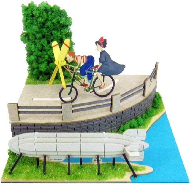 Studio Ghibli Mini Kiki's Delivery Propeller Bike Paper Craft MP07-10