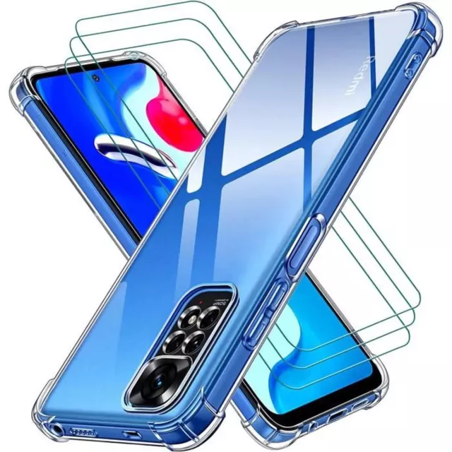 Coque Etui Housse + Verre Trempé pour Xiaomi Redmi Note 11 / 11S 4G / 11 Pro 5G