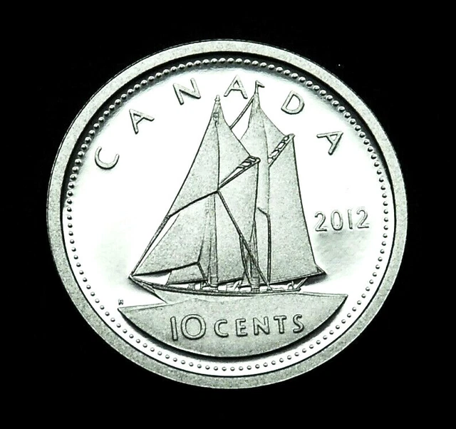 2012 Canada 10¢ from War of 1812 set - proof  and excellent details